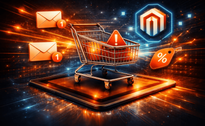 Carrelli abbandonati in Magento 2 - come l’AI aiuta a recuperare vendite